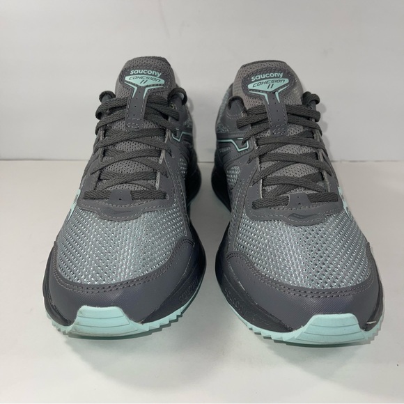 Saucony Cohesion TR 11 Womens Size 9.5 Shoes Gray Running Trail Sneakers - Picture 2 of 8